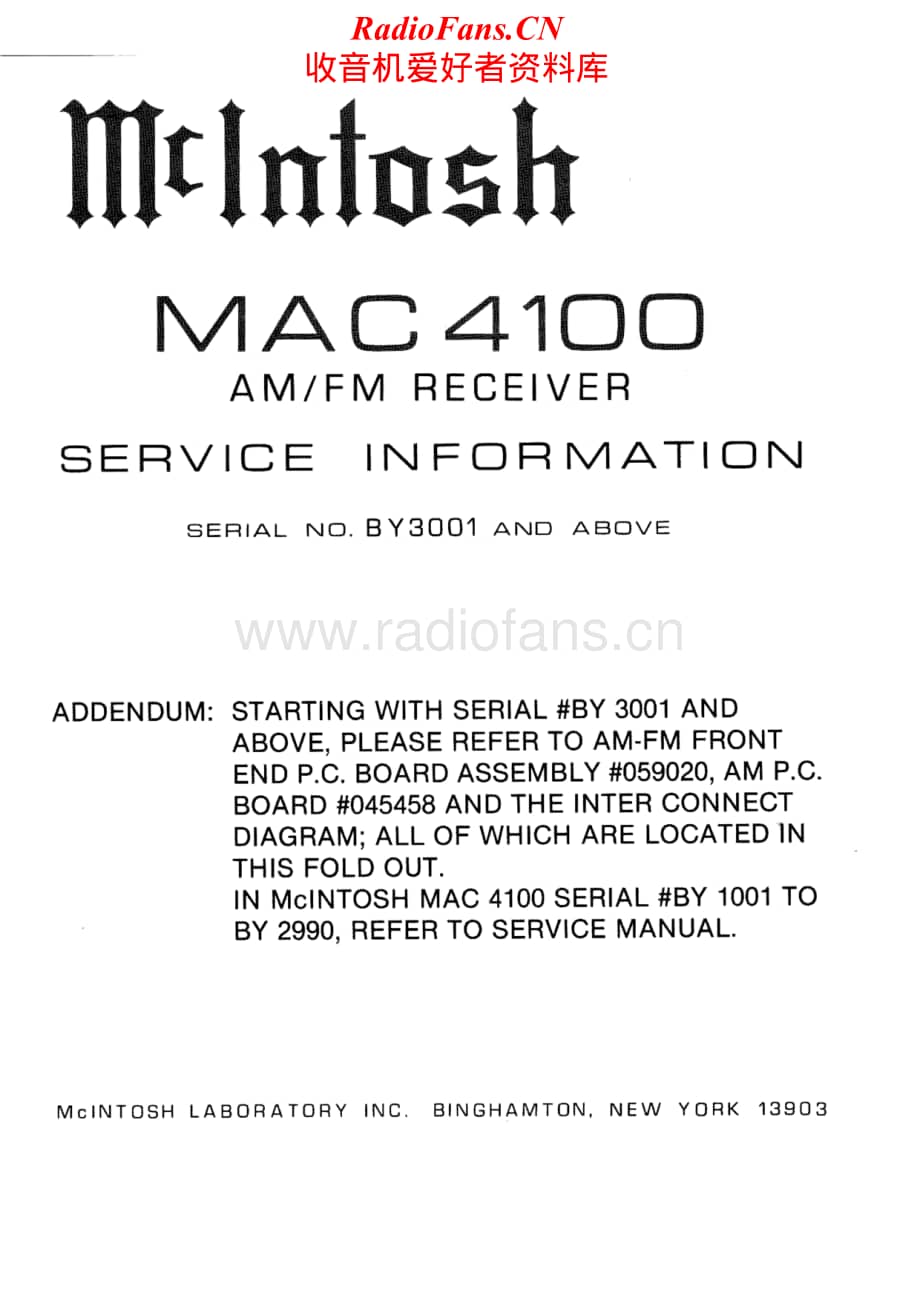 McIntosh-MAC4100-rec-sm维修电路原理图.pdf_第1页