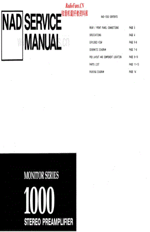 NAD-1000-pre-sm维修电路原理图.pdf