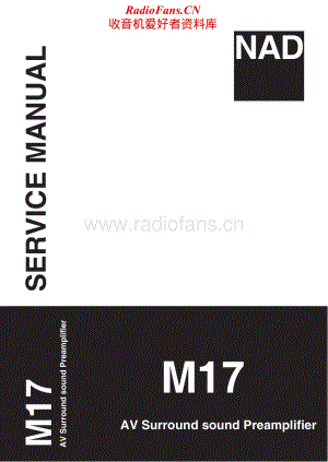 NAD-M17-pre-sm维修电路原理图.pdf