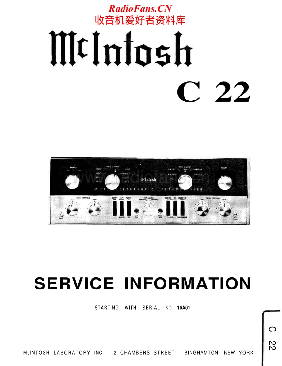 McIntosh-C22-pre-sm维修电路原理图.pdf_第1页