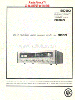 Nikko-STA8080-rec-sm维修电路原理图.pdf