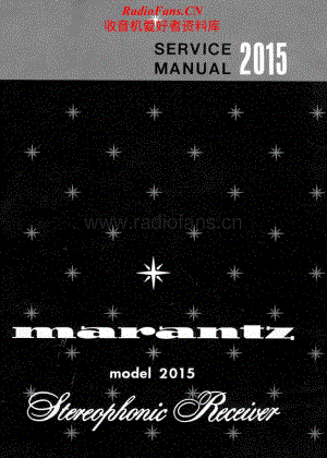 Marantz-2015-rec-sm维修电路原理图.pdf