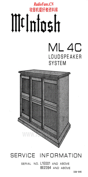McIntosh-ML4C-spk-sm维修电路原理图.pdf
