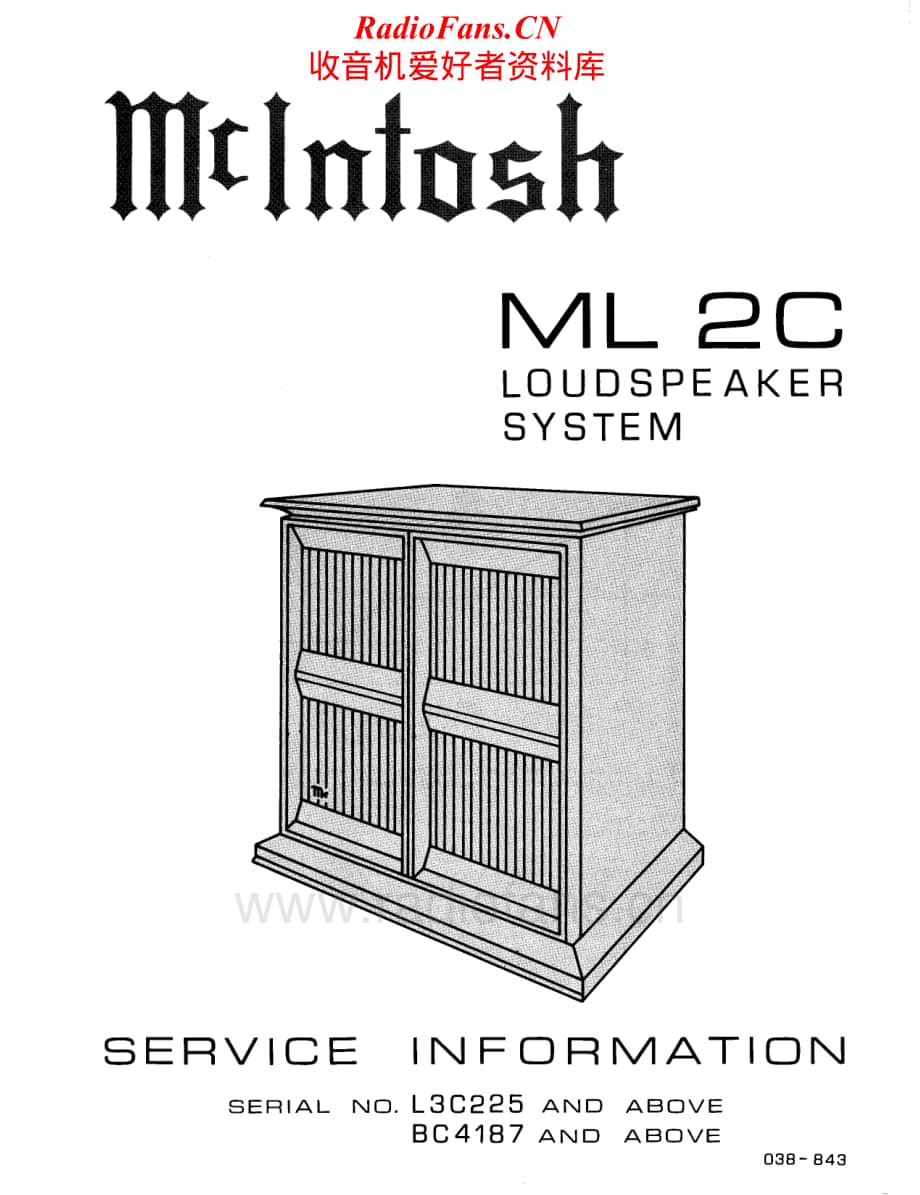 McIntosh-ML2C-spk-sm2维修电路原理图.pdf_第1页