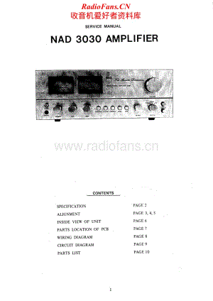 NAD-3030-int-sm维修电路原理图.pdf