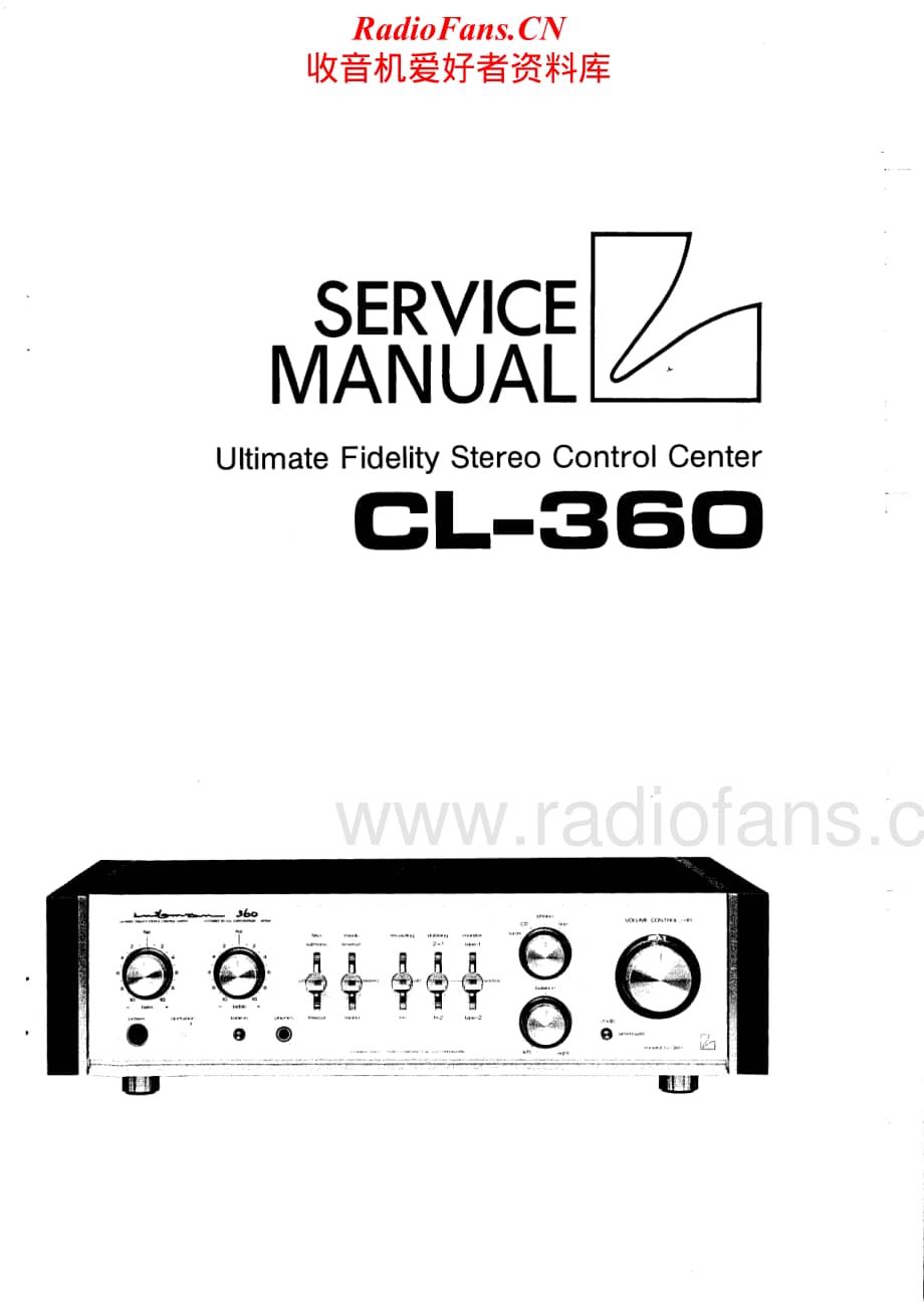 Luxman-CL360-pre-sm维修电路原理图.pdf_第1页
