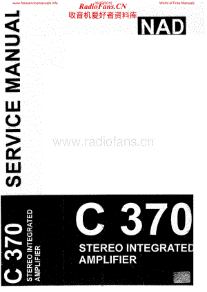 NAD-370-int-sm维修电路原理图.pdf