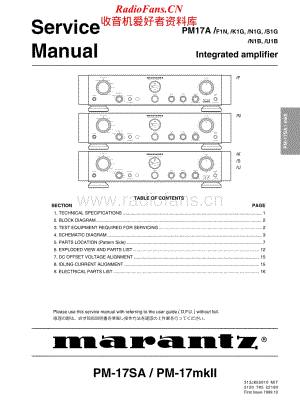 Marantz-PM17II-int-sm维修电路原理图.pdf