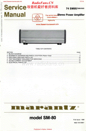 Marantz-SM80-pwr-sm维修电路原理图.pdf