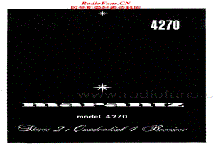 Marantz-4270-rec-sm维修电路原理图.pdf