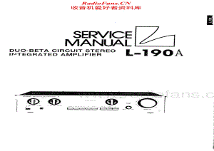 Luxman-L190A-int-sm维修电路原理图.pdf