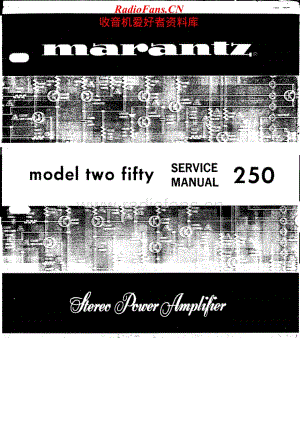 Marantz-250-pwr-sm维修电路原理图.pdf