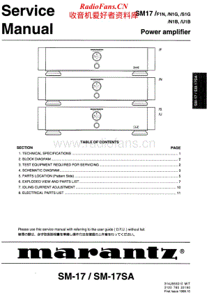 Marantz-SM17-pwr-sm维修电路原理图.pdf