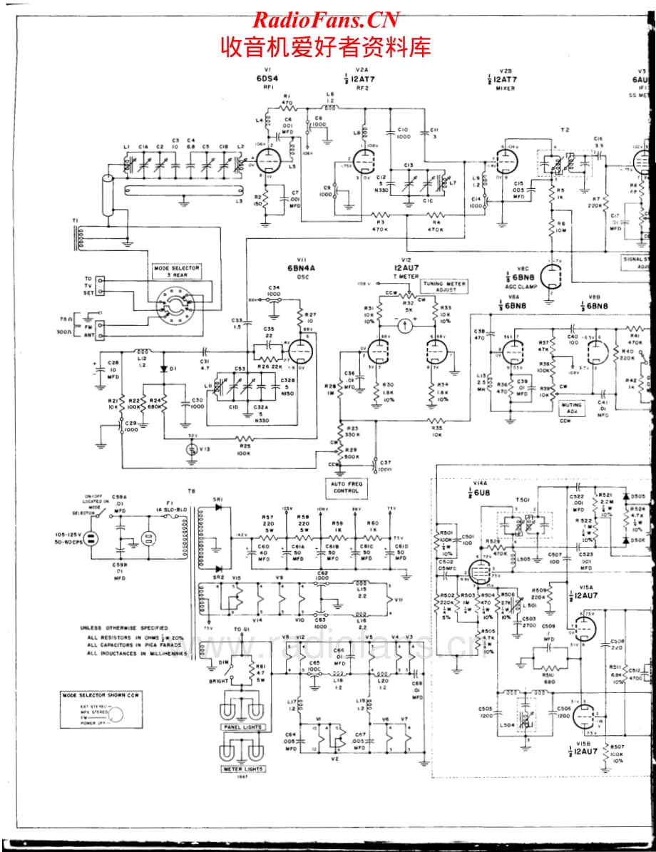 McIntosh-MR65B-tun-sch维修电路原理图.pdf_第1页