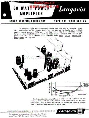 Langevin-101D-pwr-sch维修电路原理图.pdf