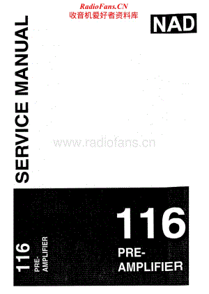 NAD-116-pre-sm维修电路原理图.pdf