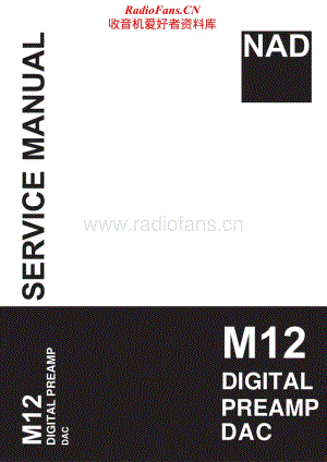 NAD-M12-pre-sm维修电路原理图.pdf