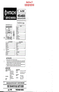Hitachi-HRDMD-05-Service-Manual(1)电路原理图.pdf