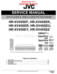 Jvc-HRXV-45-SEF-Service-Manual电路原理图.pdf
