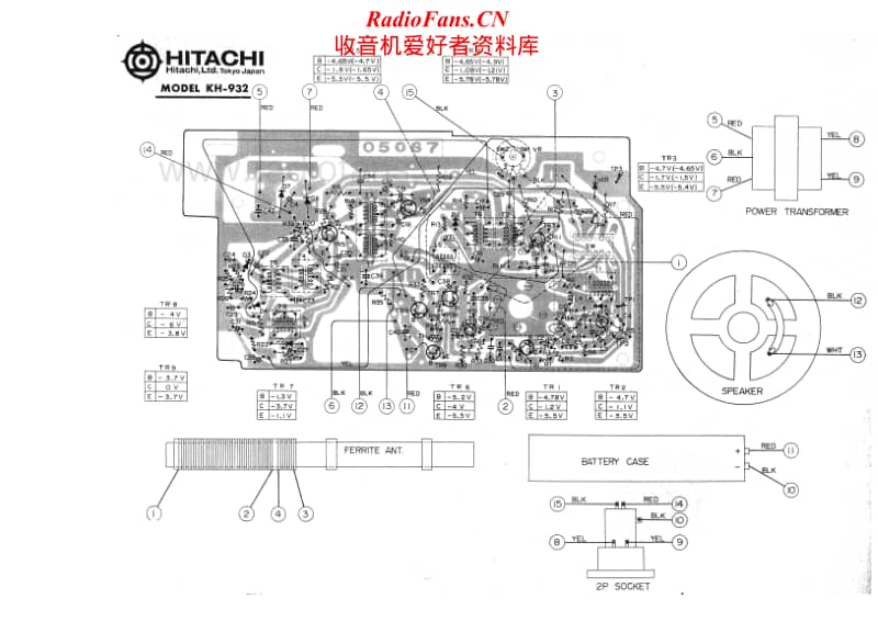Hitachi-KH-932-Schematic电路原理图.pdf_第2页