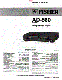 Fisher-AD-580-Schematic电路原理图.pdf