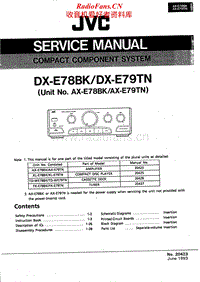 Jvc-AX-E78BK-Service-Manual电路原理图.pdf