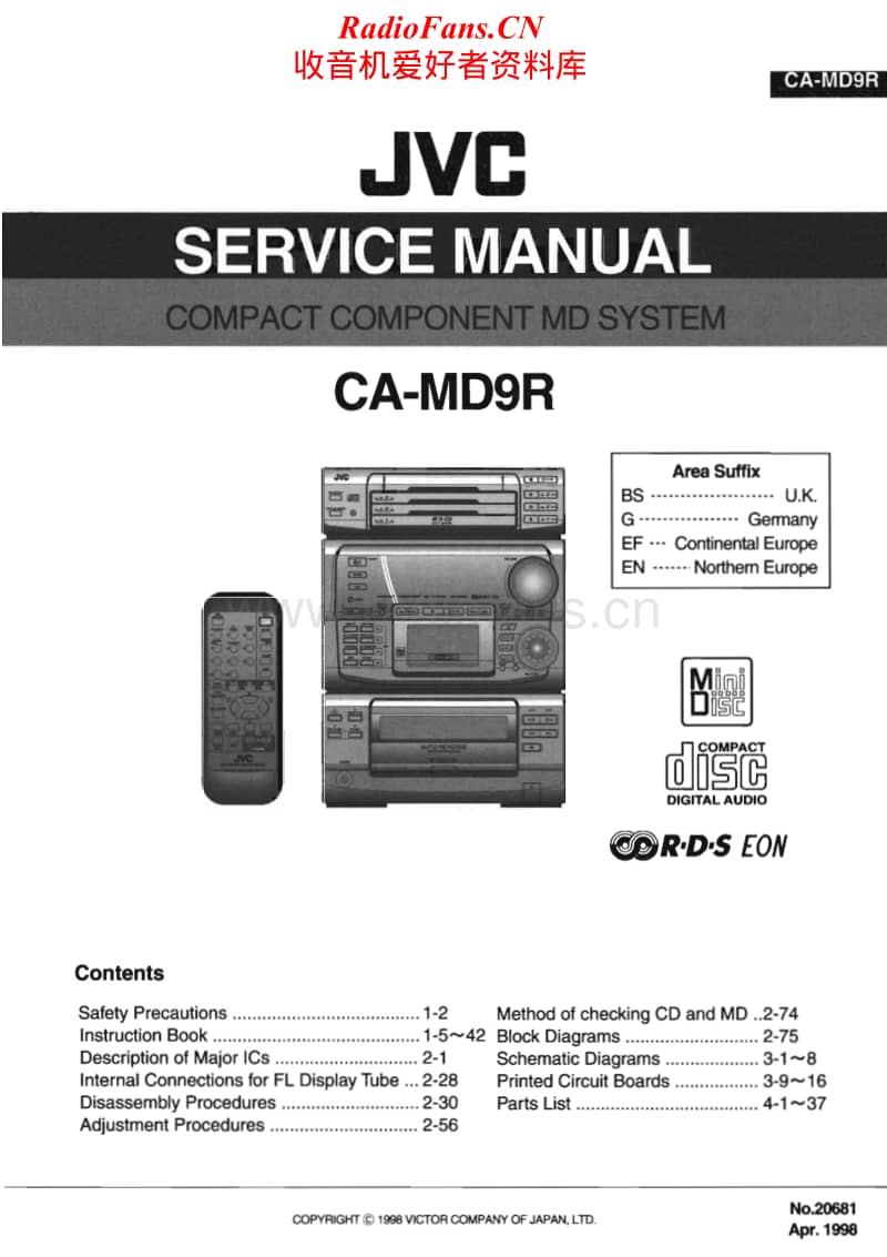 Jvc-CAMD-9-R-Service-Manual电路原理图.pdf_第1页