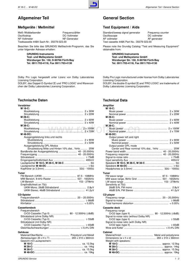 Grundig-M-18-C-M-28-C-M-38-C-M-48-DC-Service-Manual电路原理图.pdf_第3页