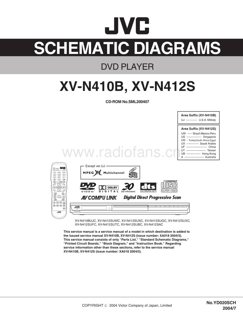 Jvc-XVN-410-B-Schematic电路原理图.pdf_第1页