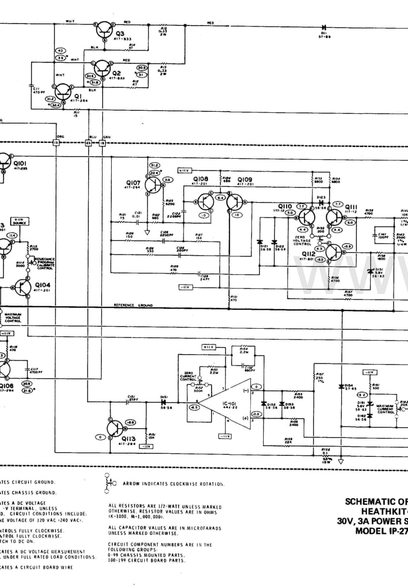 Heathkit-IP-2710-Schematic电路原理图.pdf_第3页
