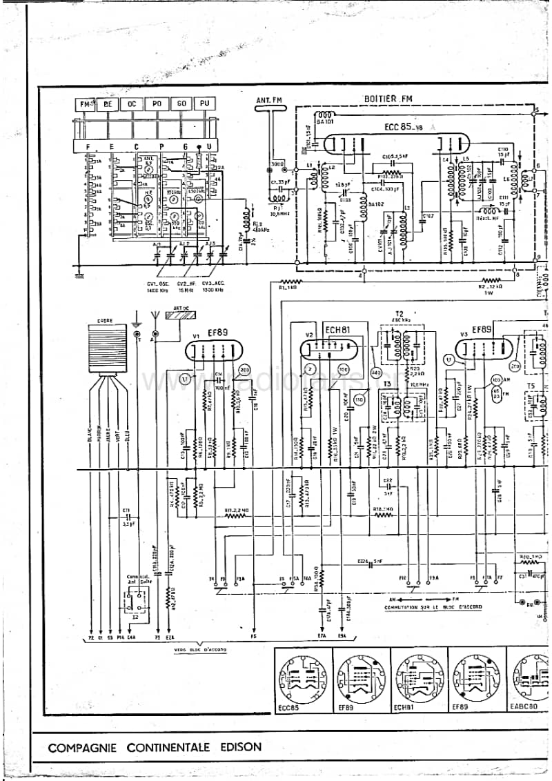 Continental-Edison-AS-811-Service-Manual电路原理图.pdf_第3页