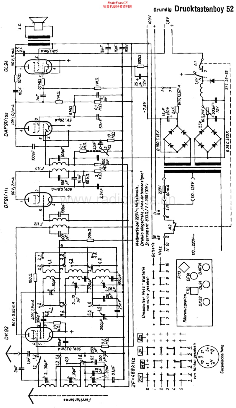 Grundig-DrucktastenBoy-52-Schematic电路原理图.pdf_第1页