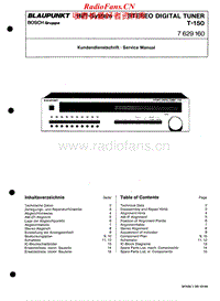 Blaupunkt-T-150-Service-Manual电路原理图.pdf