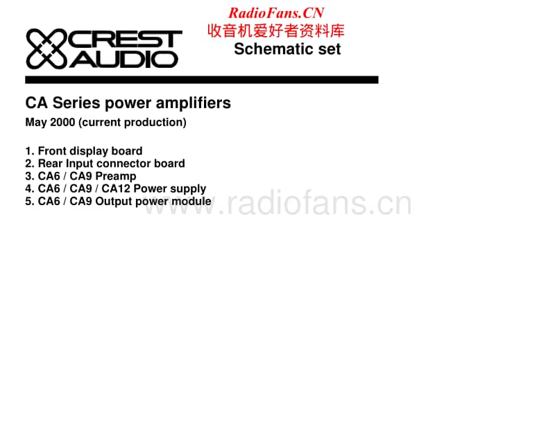 Crest-Audio-CA-12-Schematic电路原理图.pdf_第1页