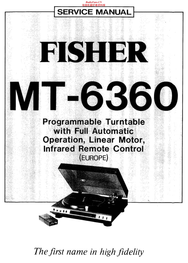 Fisher-MT-6360-Service-Manual电路原理图.pdf_第1页