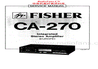 Fisher-CA-270-Service-Manual电路原理图.pdf
