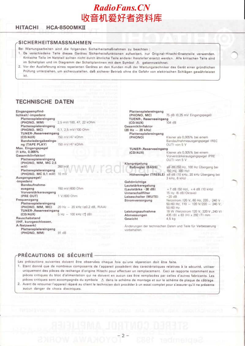 Hitachi-HCA-8500-Mk3-Service-Manual(1)电路原理图.pdf_第2页