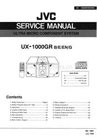 Jvc-UX-1000-GR-Service-Manual电路原理图.pdf