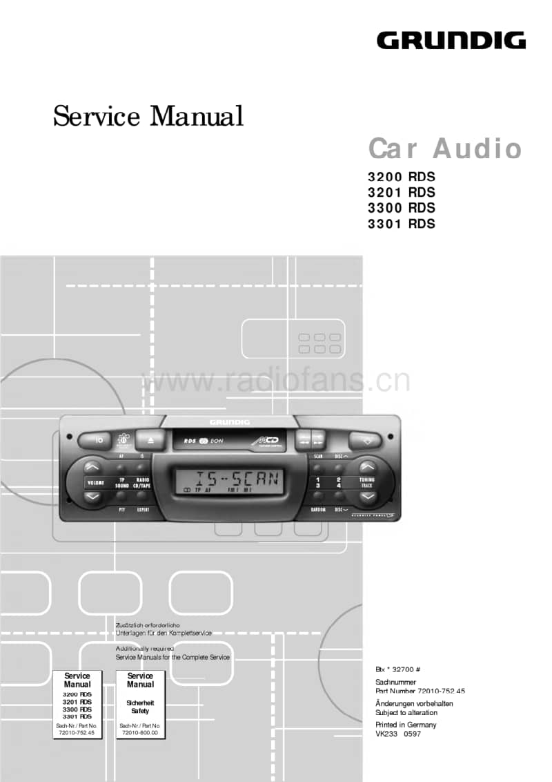 Grundig-WKC-3200-RDS-Service-Manual电路原理图.pdf_第1页