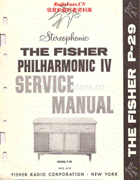 Fisher-PHILHARMONIC-4-P-29-Service-Manual电路原理图.pdf