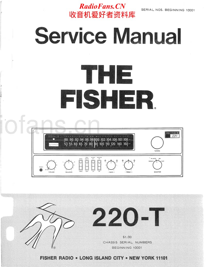 Fisher-220-T-Service-Manual电路原理图.pdf_第1页