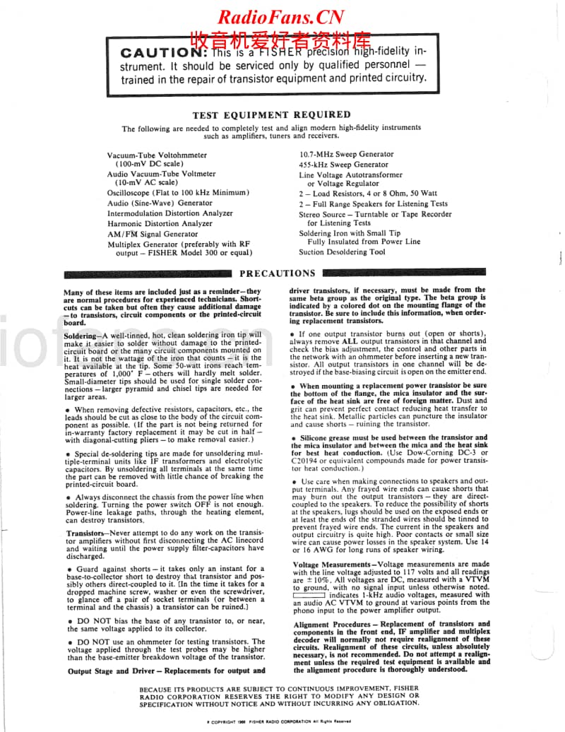 Fisher-220-T-Service-Manual电路原理图.pdf_第2页