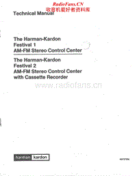 Harman-Kardon-Festival-1-Service-Manual电路原理图.pdf
