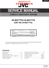 Jvc-FXMX-77-TN-Service-Manual电路原理图.pdf