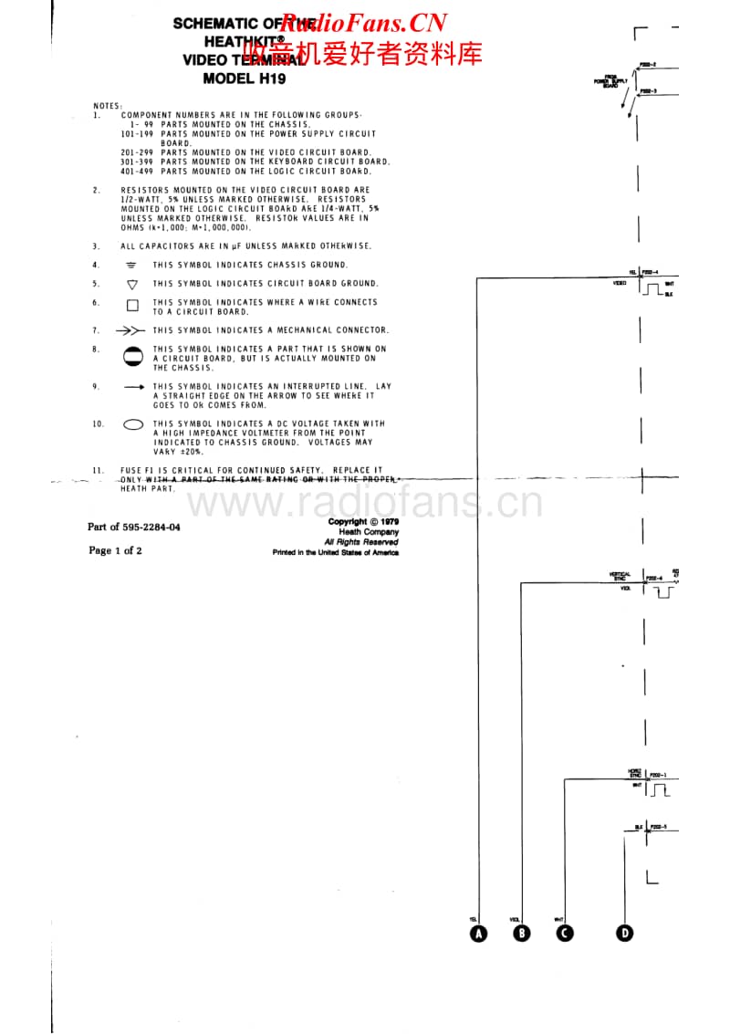 Heathkit-H-19-Schematic电路原理图.pdf_第1页