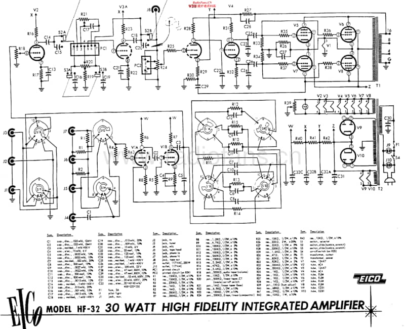 Eico-HF-32-Schematic电路原理图.pdf_第1页
