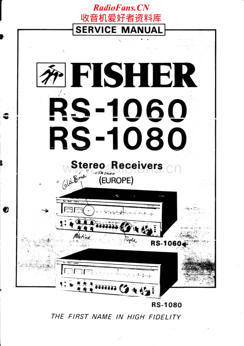 Fisher-RS-1060-Service-Manual电路原理图.pdf_第1页
