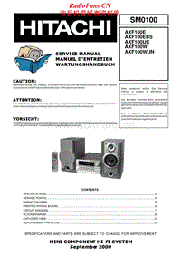 Hitachi-AXF-100-E-Service-Manual电路原理图.pdf