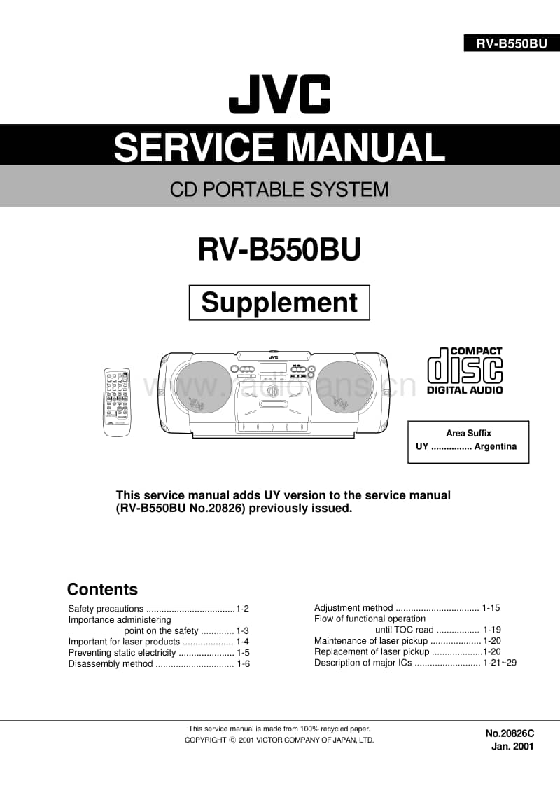 Jvc-RVB-550-Service-Manual电路原理图.pdf_第1页