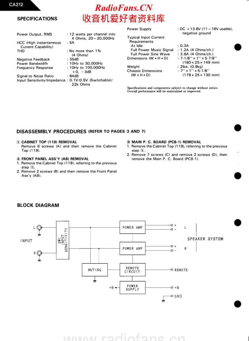 Harman-Kardon-CA-212-Service-Manual电路原理图.pdf_第2页